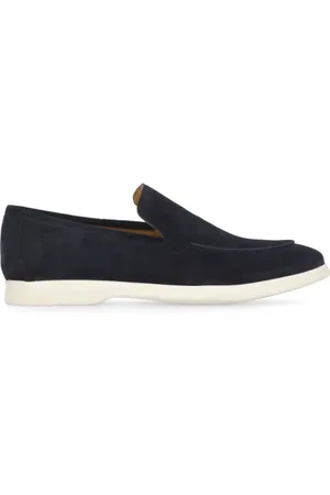 TAGLIATORE Schoenen, Heren, Blauw, 41 EU, Suède, Platte schoenen Blauw