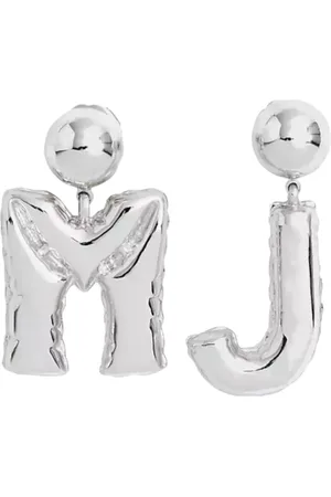 Marc Jacobs Accessoires, Dames, Grijs, ONE Size, Zilveren Ballon Oorbellen