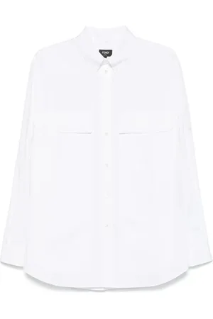 Fendi Overhemden, Heren, Wit, M, Wit Shirt voor Mannen