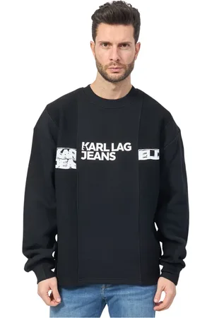 Karl Lagerfeld Sweatshirts & Hoodies, Heren, Zwart, L, Truien Zwart