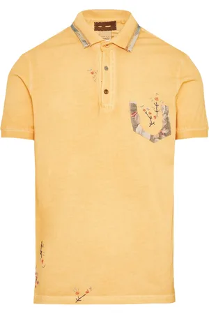 BOB der Bär Tops, Heren, Oranje, L, Katoen, Klassieke Katoenen Poloshirt