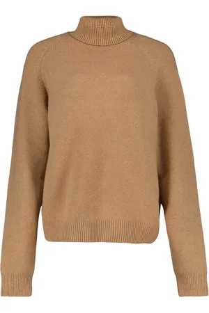 Fendi Truien, Dames, Bruin, S, Kasjmier, Kasjmier Coltrui Trui Bruin