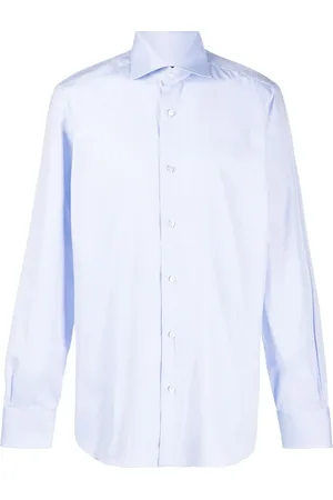 BARBA Overhemden, Heren, Blauw, 5Xl, Formal Shirts