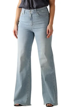 Circle Of Trust Jeans, Dames, Blauw, W30, Marlow DNM Wide Jeans