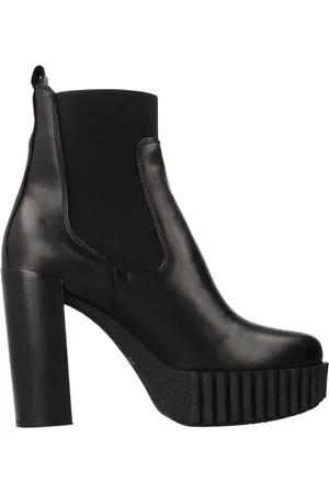 Alpe Schoenen, Dames, Zwart, 40 EU, Heeled Boots