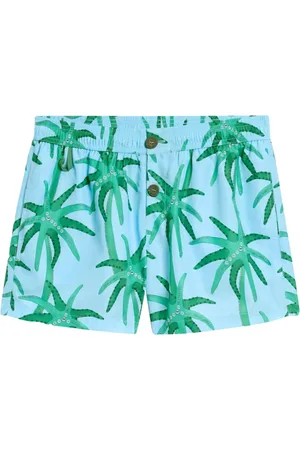 Jacquemus Badkleding, Heren, Blauw, XL, Blauwe Aqua Strandkleding met Voorzak