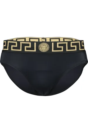 VERSACE Badkleding, Heren, Zwart, L, Medusa Greca Zwembroek