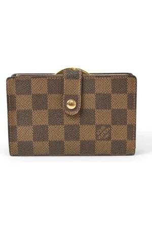 LOUIS VUITTON Pre-owned, Dames, Bruin, ONE Size, Pre-owned Canvas wallets