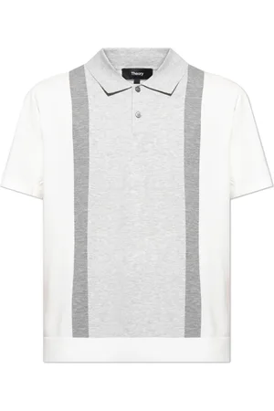 THEORY Tops, Heren, Grijs, XL, Polyester, Polo