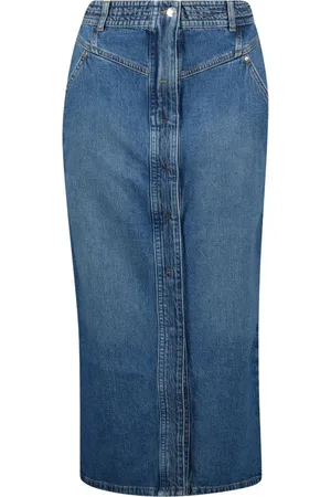 IRO Rokken, Dames, Blauw, S, Denim, Denim Rok Garice Lente-Zomer 2025