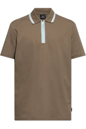Paul Smith Tops, Heren, Bruin, L, Katoen, Katoenen polo