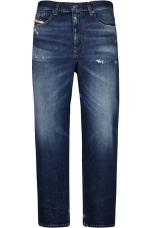 Diesel Jeans, Dames, Blauw, W29 L32, Denim, 2016 D-Air Straight Jeans Herfst-Winter