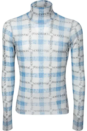 J.W.Anderson Tops, Heren, Veelkleurig, XL, Polyester, Ademende Mesh Longsleeve Top