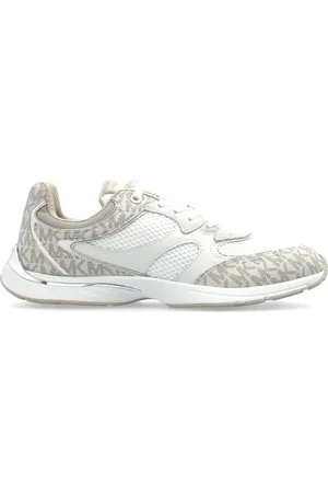 Michael Kors Schoenen, Dames, Wit, 37 1/2 EU, Leer, Sneakers Riley