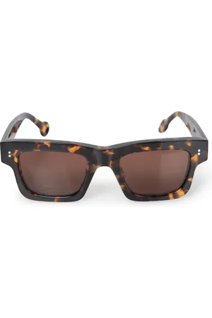J.W.Anderson Accessoires, Dames, Bruin, ONE Size, Vintage Tortoiseshell Acetaat Zonnebril