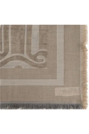 Max Mara Accessoires, Dames, , ONE Size, Leer, Mia sjaal