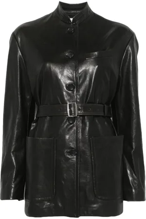 Bally Jassen, Dames, Zwart, S, Zwarte knoopjas met riem