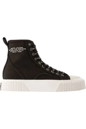 Marc Jacobs Schoenen, Dames, Zwart, 39 EU, Cotton sneakers