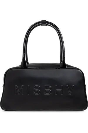 MISBHV Tassen, Dames, Zwart, ONE Size, Leer, Handtas