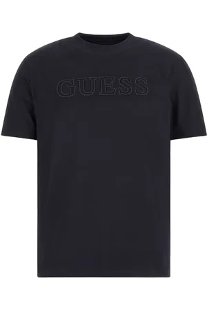 Guess Tops, Heren, Blauw, L, Katoen, Heren Alphy Katoenen T-shirt
