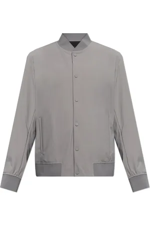 THEORY Jassen, Heren, Grijs, XL, Nylon, Bomberjack