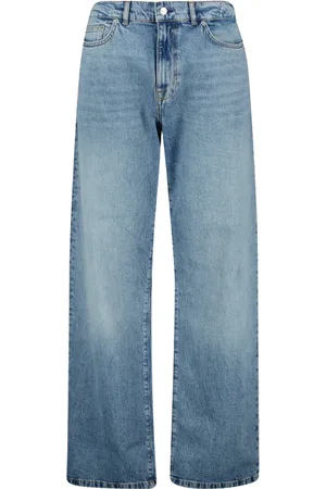 IRO Jeans, Heren, Blauw, W31, Katoen, Blauwe Wijde Jeans Doina