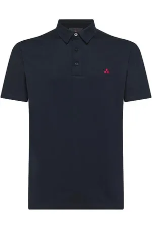 Peuterey Tops, Heren, Blauw, XL, Katoen, Mezzola navy