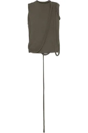 OTTOLINGER Tops, Dames, Groen, M, Groene Asymmetrische Mouwloze Top