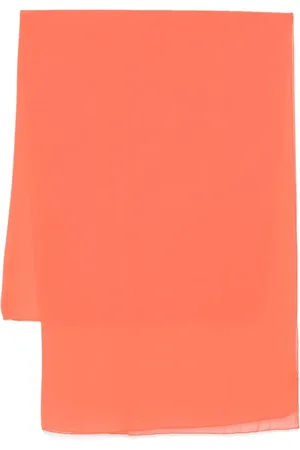 Lady Anne Accessoires, Dames, Oranje, ONE Size, Geranium Oranje Rechthoekige Vorm Gerolde Rand