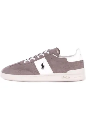 Ralph Lauren Schoenen, Heren, Grijs, 43 EU, Leer, Sneakers Grijs