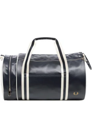 Fred Perry Sport, Heren, Blauw, ONE Size, Polyester, Multicolor Gymtas met Verstelbare Band