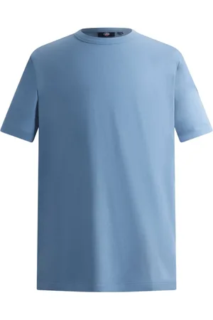 Fusalp Tops, Heren, Blauw, XS, Katoen, Riviere III Heren T-Shirt MET Korte Mouwen