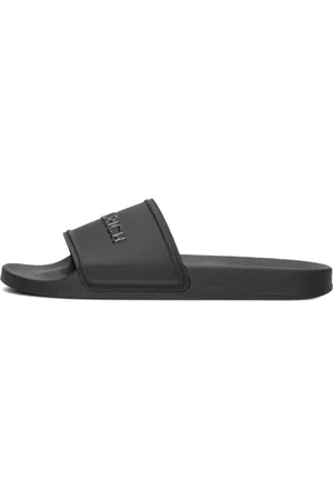 Woolrich Schoenen, Heren, Zwart, 43 EU, Linnen, Heren Slide Sandalen
