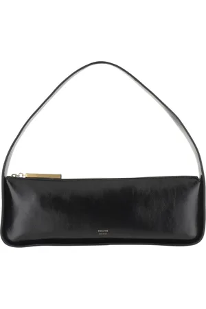 Khaite Tassen, Dames, Zwart, ONE Size, Leer, Stijlvolle Lori Baguette Handtassen Collectie