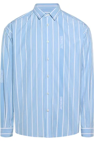 Jacquemus Overhemden, Heren, Blauw, 2Xl, Simon Overhemd