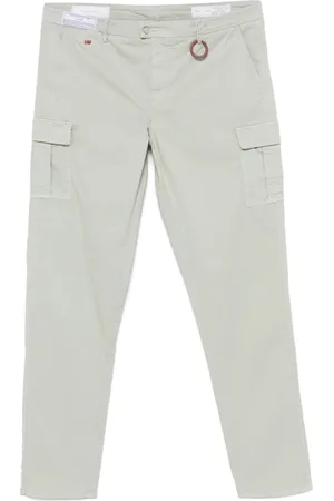 sartoria tramarossa Broeken, Heren, Grijs, W33, Lichtgrijze Cargo Broek