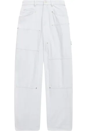 Isabel Marant Broeken, Dames, Blauw, XS, Denim, Denim Wide Leg Jeans Lichtblauw