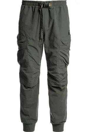 Parajumpers Broeken, Heren, Groen, L, Militair-geïnspireerde Groene Urban Cargo Broek