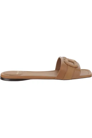 Salvatore Ferragamo Schoenen, Dames, Bruin, 38 1/2 EU, Bruine Platte Schoenen 01J407