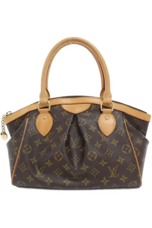 LOUIS VUITTON Pre-owned, Dames, Bruin, ONE Size, Tweedehands Canvas Louis Vuitton tassen
