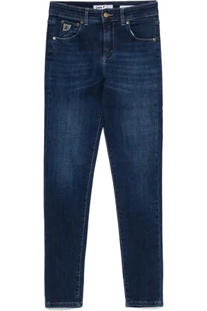 Lois Jeans, Dames, Blauw, W26, Indigo Blauwe Klassieke Vijf Zakken Jeans