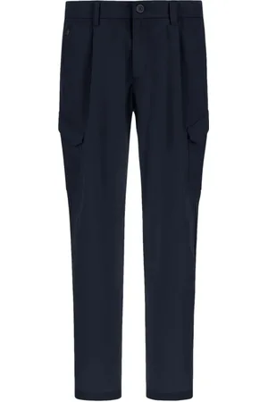 HERNO Broeken, Heren, Blauw, M, Nylon, Blauwe Cargo Dive Nylon Broek