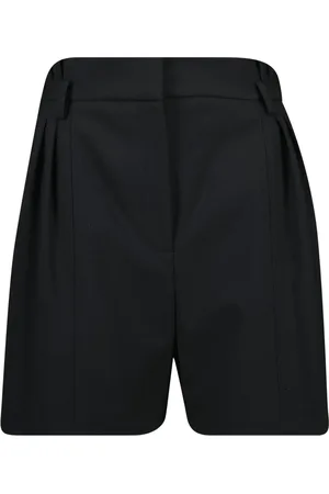 IRO Korte broeken, Dames, Zwart, S, Wol, Lente-Zomer 2025 Wollen Shorts
