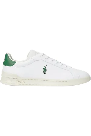 Ralph Lauren Schoenen, Heren, Wit, 45 EU, Leer, Sneakers Wit