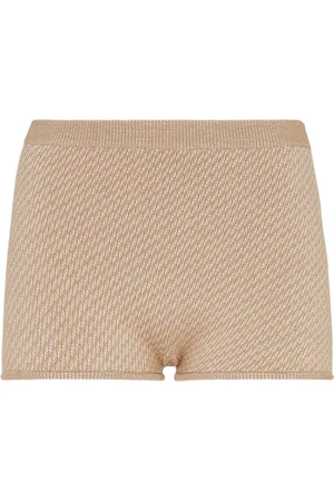 Fendi Korte broeken, Dames, , S, Katoen, Iconische Shorts met FF Motief
