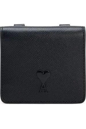 Ami Accessoires, Dames, Zwart, ONE Size, Leer, Tonal ADC Strap Cardholder