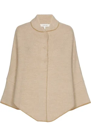 Marie Méro Jassen, Dames, , L, Kameel Cape met Knopen