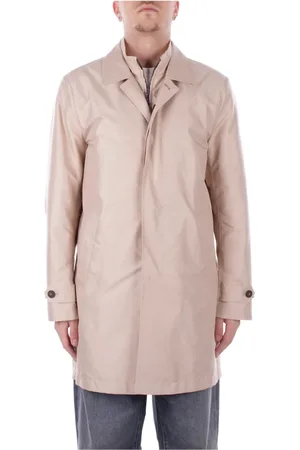 FAY Mantels, Heren, , M, Polyester, Zandjas met rits en knopen