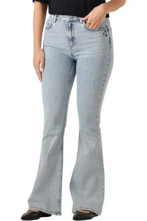 Fabienne Chapot Jeans, Dames, Blauw, W25 L32, Katoen, Flare Jeans voor vrouwen