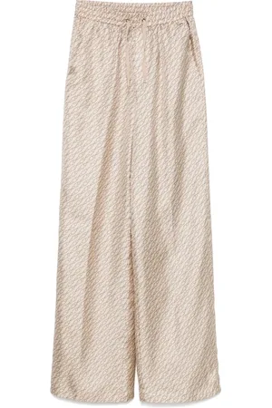 HERNO Broeken, Dames, , S, Elastische Taille Koordbroek
